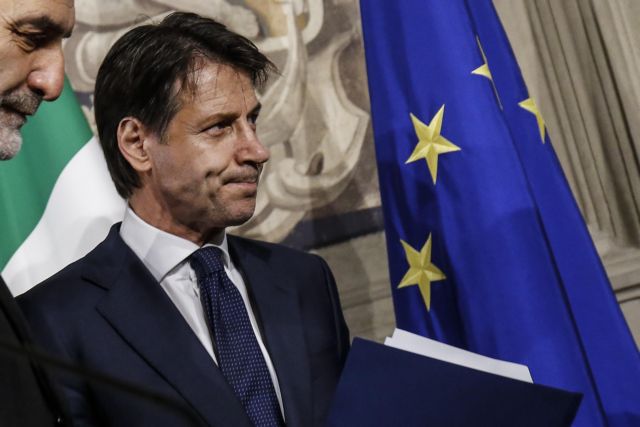 epa06776570 Italian Prime Minister-designate Giuseppe Conte addresses the media to announce his list of ministers after a meeting with Italian President Sergio Mattarella at the Quirinale Palace in Rome, Italy, 31 May 2018. Conte formally accepted the appointment as Italian Prime Minister and submitted his cabinet list to President Sergio Mattarella after almost three months of the general elections from 04 March 2018.  EPA/FABIO FRUSTACI