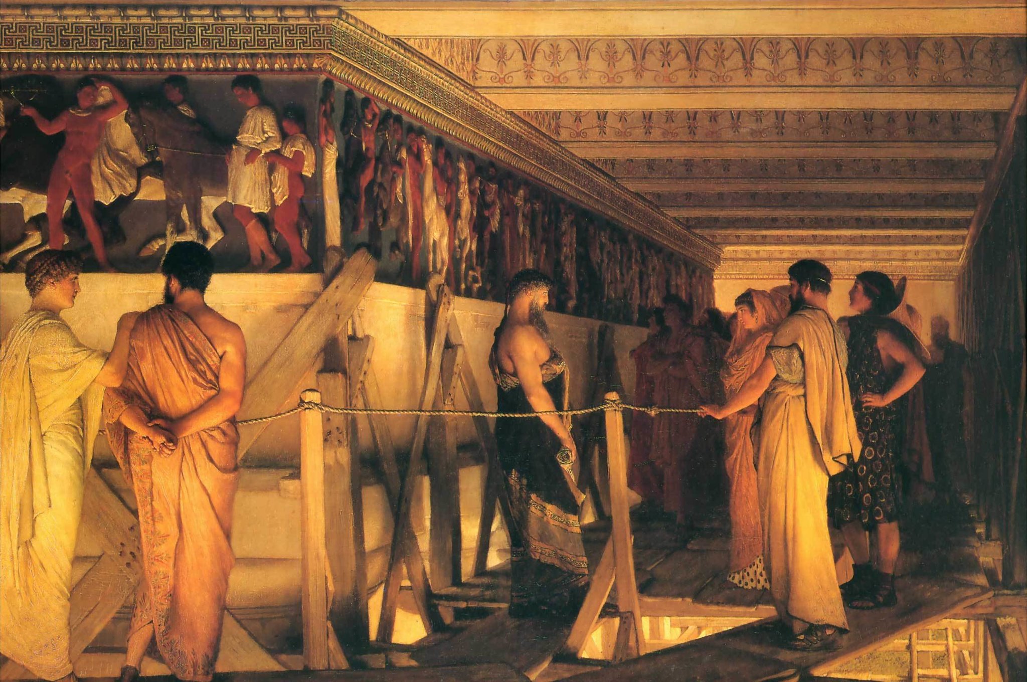 Phidias & Parthenon 1a by Lawrence Alma Tadema LLLL