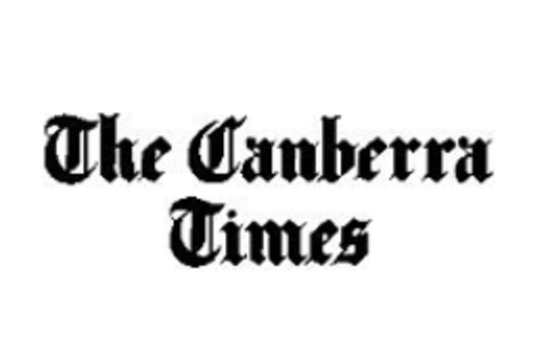 The Canberra Times 2b logo LLLLL black