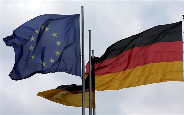 EU & German flags 1a